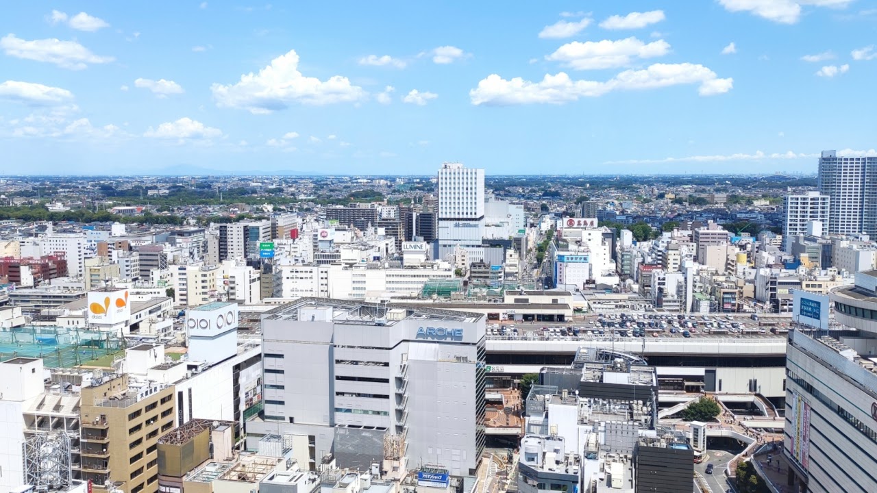 Live webcam view of Omiya Skyline View