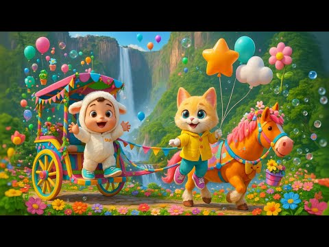 NAIK DELMAN | Lagu Anak-Anak Ceria Animasi 3D Lucu | Lagu Anak Indonesia Populer