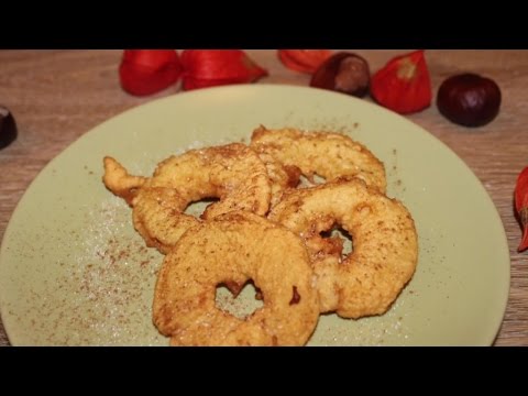 frittierte Apfelringe - schnell gemacht und himmlisch lecker