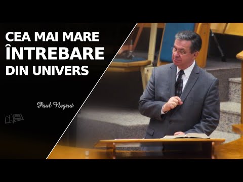 Paul Negruț || The biggest QUESTION in the universe?!