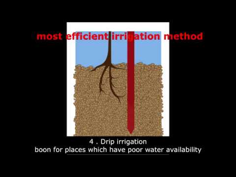 Old and new Irrigation method and their advantages.