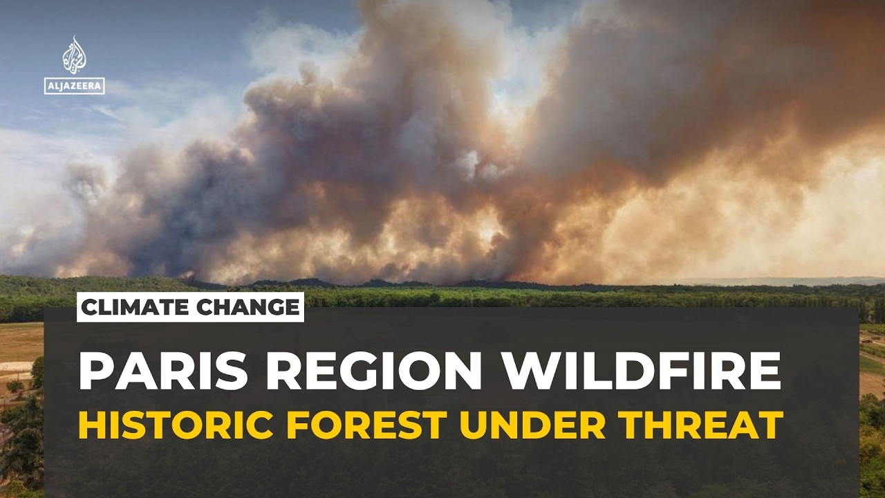 Wildfire near Paris sparks evacuations as France issues red heatwave alert