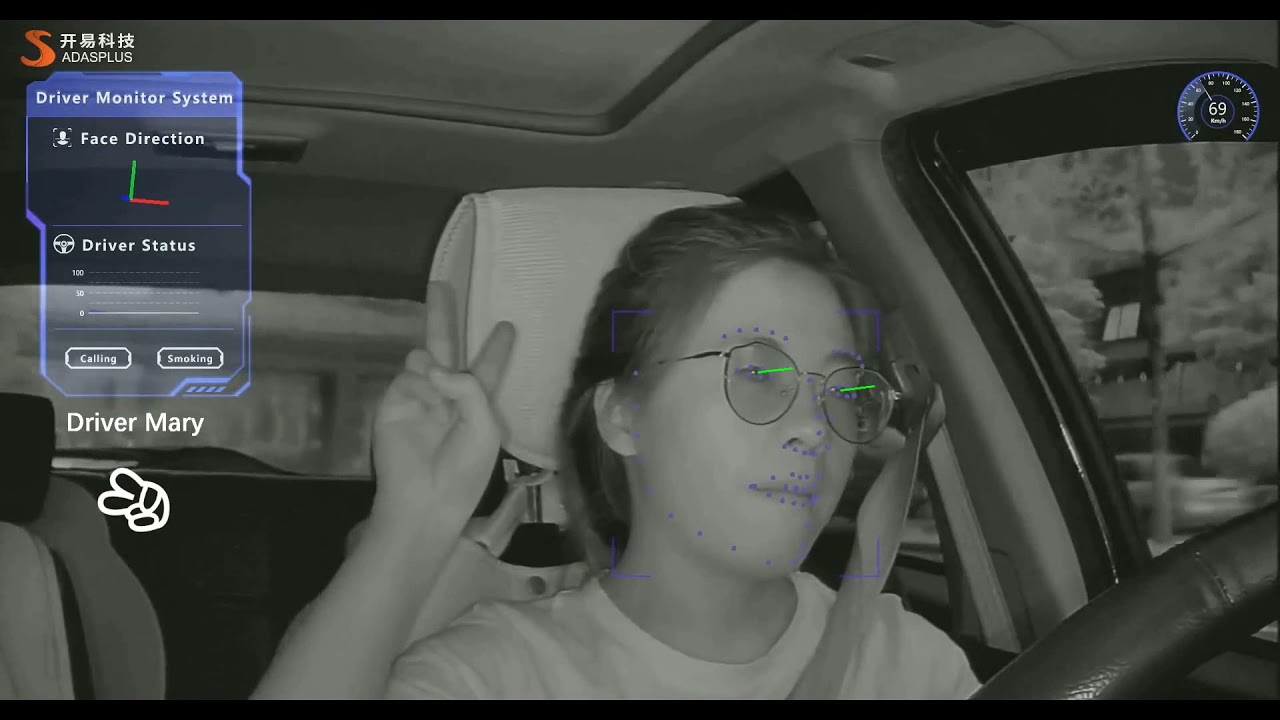 Adasplus DMS(Driver Monitoring System) Demo