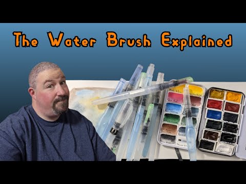 How To Use A Water Brush With Watercolor