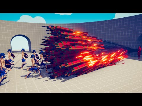 GOD BIG FIREWORK ARCHER vs UNITS ► Totally Accurate Battle Simulator TABS