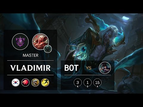 Vladimir Bot vs Caitlyn - KR Master Patch 9.19