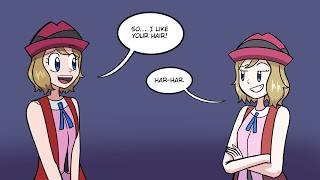 Serena Meets Mirror Serena- Pokemon (Comic Dub)