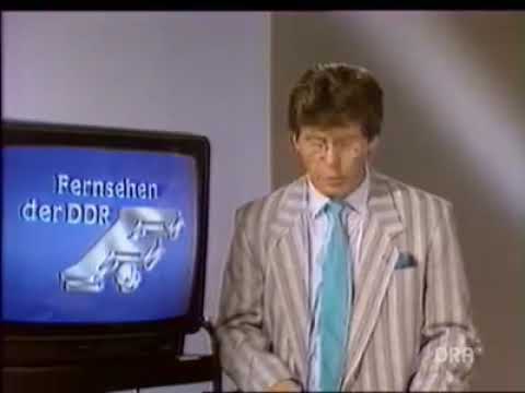 DDR-Fernsehen entschuldigt sich bei den Bürgern über ihre verbreiteten Lügen und Hetze.