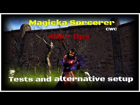 Magicka Sorcerer Build (40k+ dps) Alt rotation Clockwork City