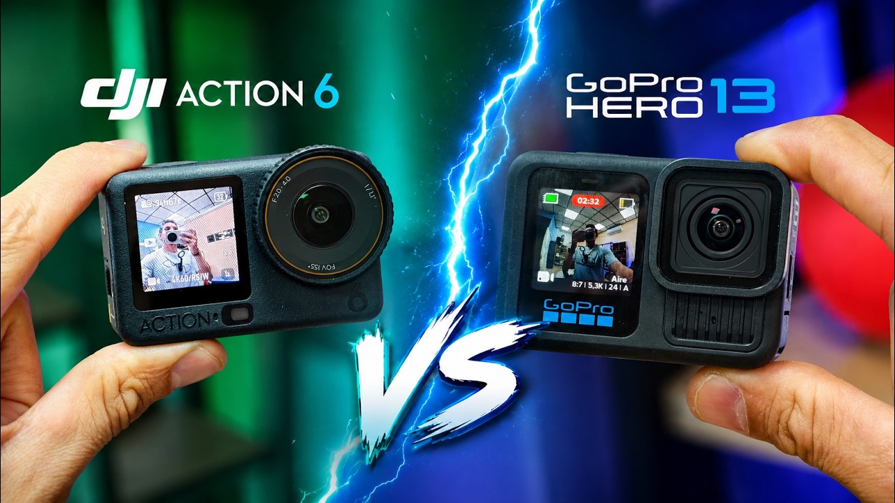 DJI Action 6 vs GoPro Hero13 | La MEJOR por $400 ¡8K vs 5.3K!