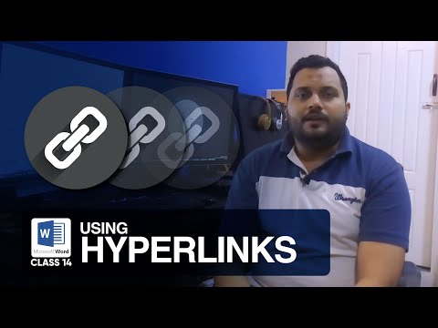 Using Hyperlinks | Class 14 | Microsoft Word Complete Training Course | اردو हिंदी