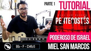 TUTORIAL | El Poderoso de Israel POPURRI - Miel San Marcos | Intro | Acordes | Solo