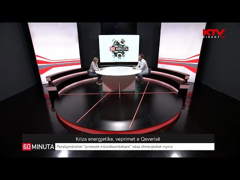 60 Minuta - Kriza energjetike, veprimet e Qeverisë - Bernard Nikaj, 17.08.2022