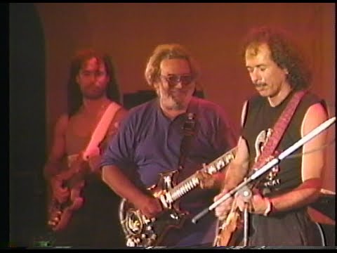 Carlos Santana with Jerry Garcia 08/02/89