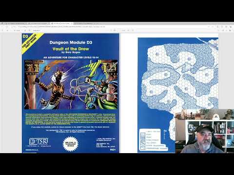 DMGeezerjim reviews D&D classic adventures - "D 1-2, Descent into the Depths of the Earth"