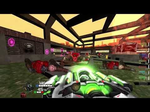 Doom II: HontE Remastered + Quake Champions: Doom Edition - M7 - [Very Hard - 100% Kills & Secrets]