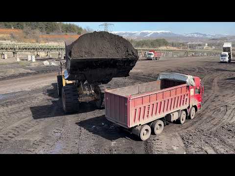 Caterpillar 992G Wheel Loader Loading Trucks With One Pass - Sotiriadis/Labrianidis Mining Works