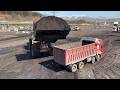 Caterpillar 992G Wheel Loader Loading Trucks With One Pass Sotiriadis Labrianidis Mining Works