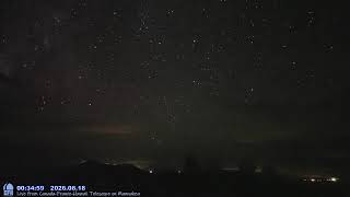 MaunaKea West view & Meteor shower LIVE from CFHT, hawaii
