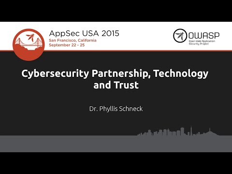 Image thumbnail for talk Keynote: Cybersecurity Partnership, Technology and Trust
