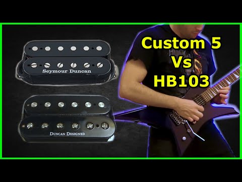 Seymour Duncan Custom 5 TB-14 vs Duncan Designed HB 103 - Jackson Kelly Star KS2