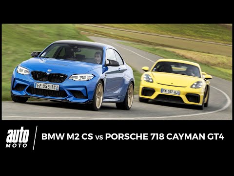 BMW M2 CS vs Porsche 718 Cayman GT4 : manuelles d'utilisation