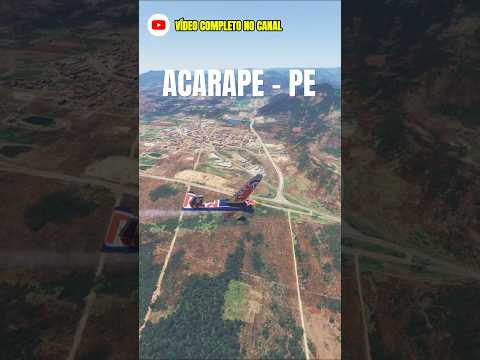 QUASE DEU RUIM 😱🛬 | POUSO NA PRAÇA DE ACARAPE – MICROSOFT FLIGHT SIMULATOR 2024 | PS5 4K