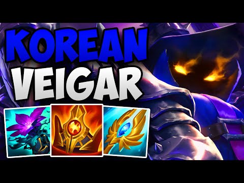 KOREAN CHALLENGER DOMINATES WITH VEIGAR MID! | CHALLENGER VEIGAR MID GAMEPLAY | Patch 14.5 S14