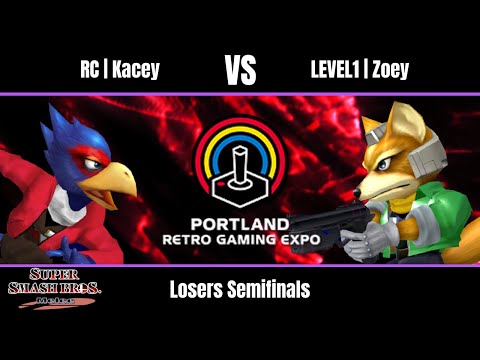 RC | Kacey (Falco) vs LEVEL1 | Zoey (Fox) - Melee Losers Semifinals - PRGE 2025