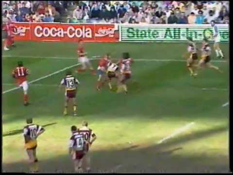 92 Winfield Cup Semi highlights - Brisbane Broncos vs Steelers