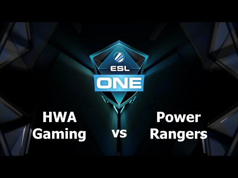 HWA vs Power Rangers Game 1 - ESL One Manila EU - @DotaCapitalist @MotPax