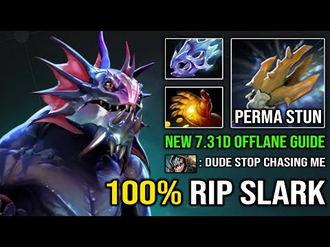 How to 100% Totally Delete Slark From Offlane with Midas Slardar & Moon Shard 7.31d Dota 2