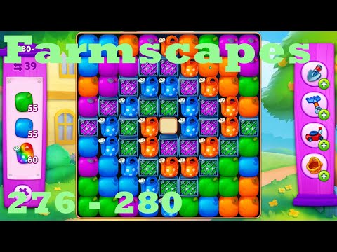 Farmscapes Level 276 - 280HD Gameplay Walkthrough |  3 - match game | android | ios | pc | app