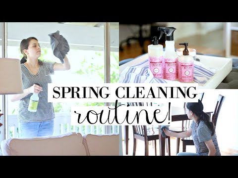 SPRING CLEANING ROUTINE 2018!!! ALL-NATURAL! Mom of 2 under 2 edition! | Grace for the Day