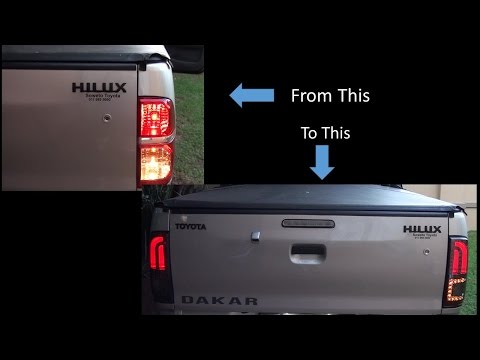 Toyota Rear Light Upgrade