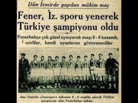 1933 TÜRKİYE ŞAMPİYONU FENERBAHÇE
