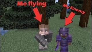 Flying in survival Minecraft!