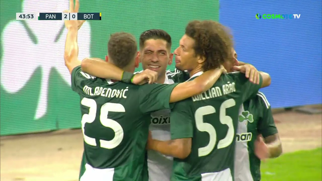 Highlights: Panathinaikos – Botev 2-1 | pao.gr
