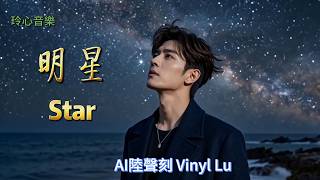 [AI 翻唱] 明星 (男聲)| AI 陸聲刻 Vinyl Lu | 玲心音樂 AI Official MV| 懷舊粵語金曲 (佳藝電視劇「明星」主題曲) Star