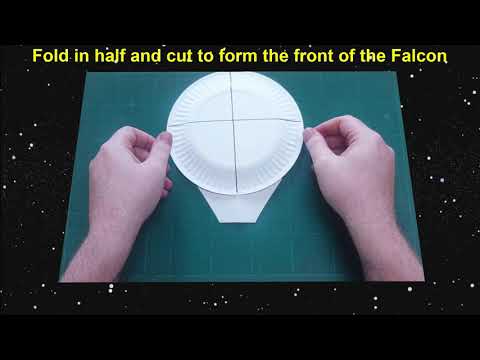 Star Wars Craft - Paper Plate Millennium Falcon