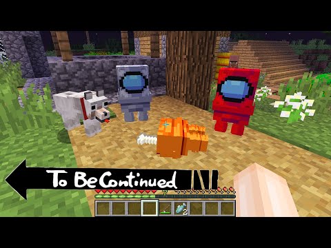 MINECRAFT BUT IT'S AMONG US | FUNNY COMPILATION MADE BY SCOOBY CRAFT TO BE CONTINUED FUNNY
