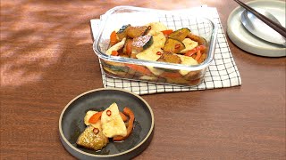 【3分クッキング公式】鶏胸とかぼちゃのめんつゆ南蛮
