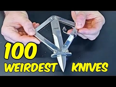 100 Weirdest Folding Knives Mechanisms