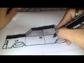 Как нарисовать объемную машину 