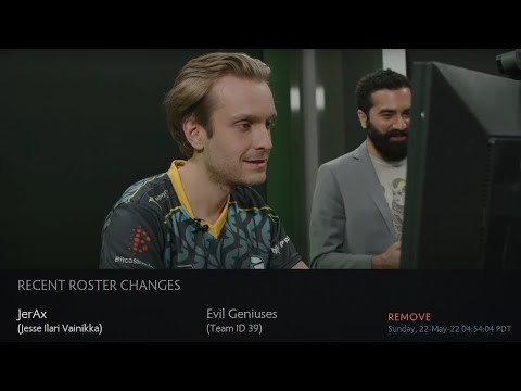 Jerax OUT of EG confirmed