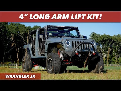 Rough Country 4" Long Arm Lift Kit & Vertex Reservoir Shocks // PT. 2 - REAR
