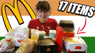 Americans Try The Entire Indian McDonalds Menu!