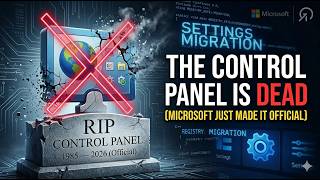 The Control Panel Is Dead (Microsoft Just Made It Official)
