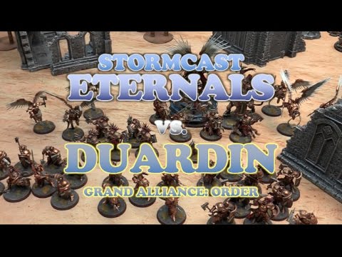 Realms of Conflict Ep 37 - Warhammer: Age of Sigmar Battle Report - Duardin vs. Stormcast