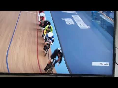 Joe Truman - Cycling Crash in the Keirin at Commonwealth Games 2022 Birmingham. knocked Out